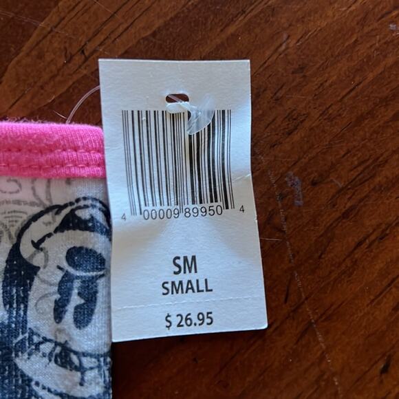 Disney Parks S Gray Mickey Print Tank Top NWT Strappy Summer Knit - Picture 4 of 8